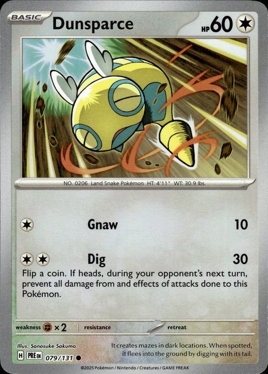 Dunsparce - Pokeball - Prismatic Evolutions 079/131 - Pokemon