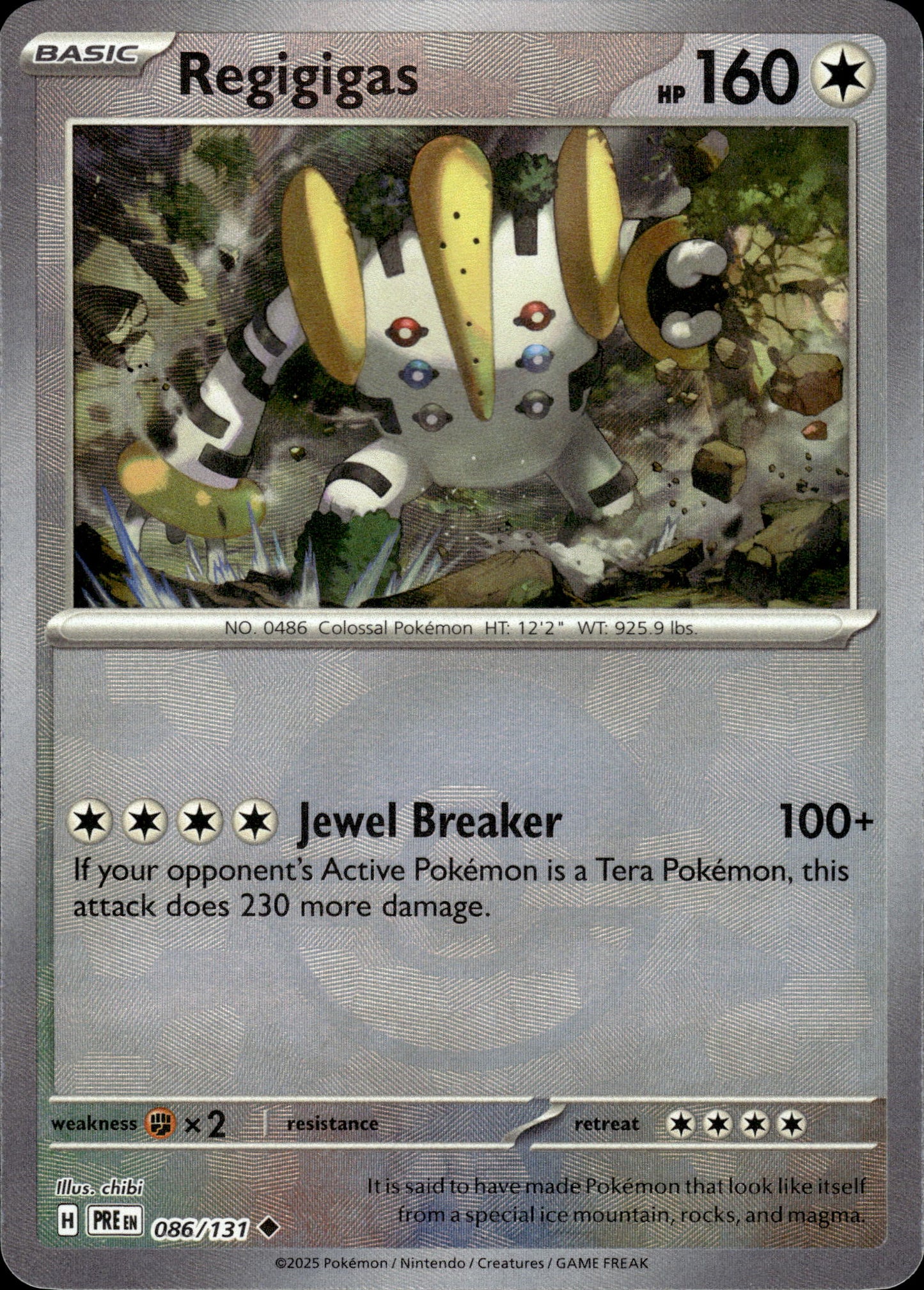 Regigigas - Pokeball - Prismatic Evolutions 086/131 - Pokemon
