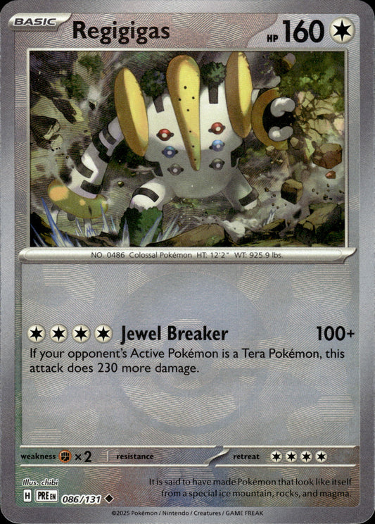 Regigigas - Pokeball - Prismatic Evolutions 086/131 - Pokemon