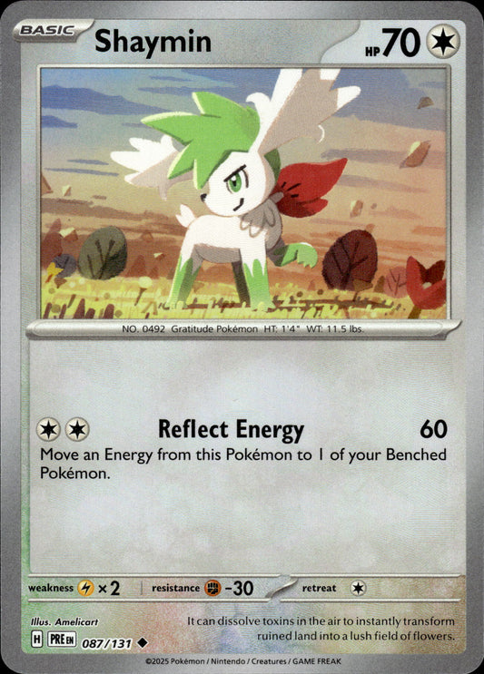 Shaymin - Pokeball - Prismatic Evolutions 087/131 - Pokemon
