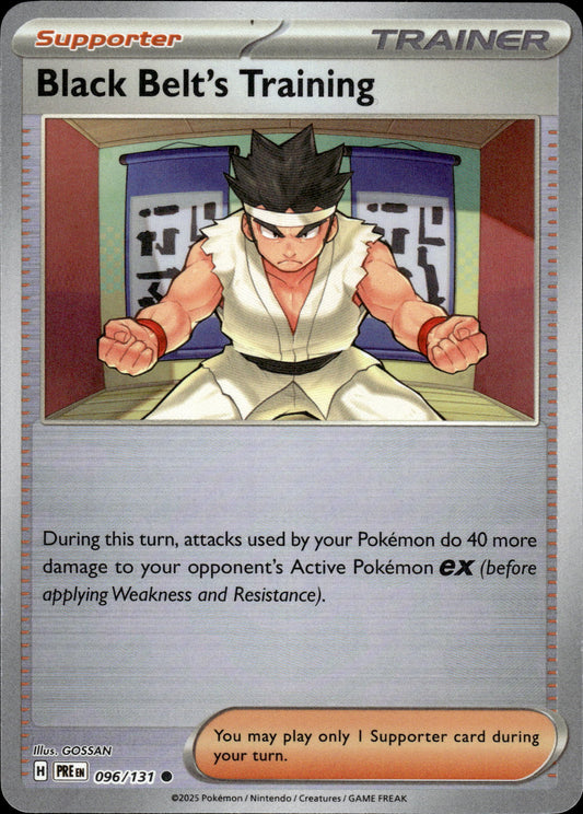 Black Belt's Training - Pokeball - Prismatic Evolutions 096/131 - Pokemon
