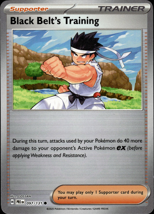 Black Belt's Training - Pokeball - Prismatic Evolutions 097/131 - Pokemon