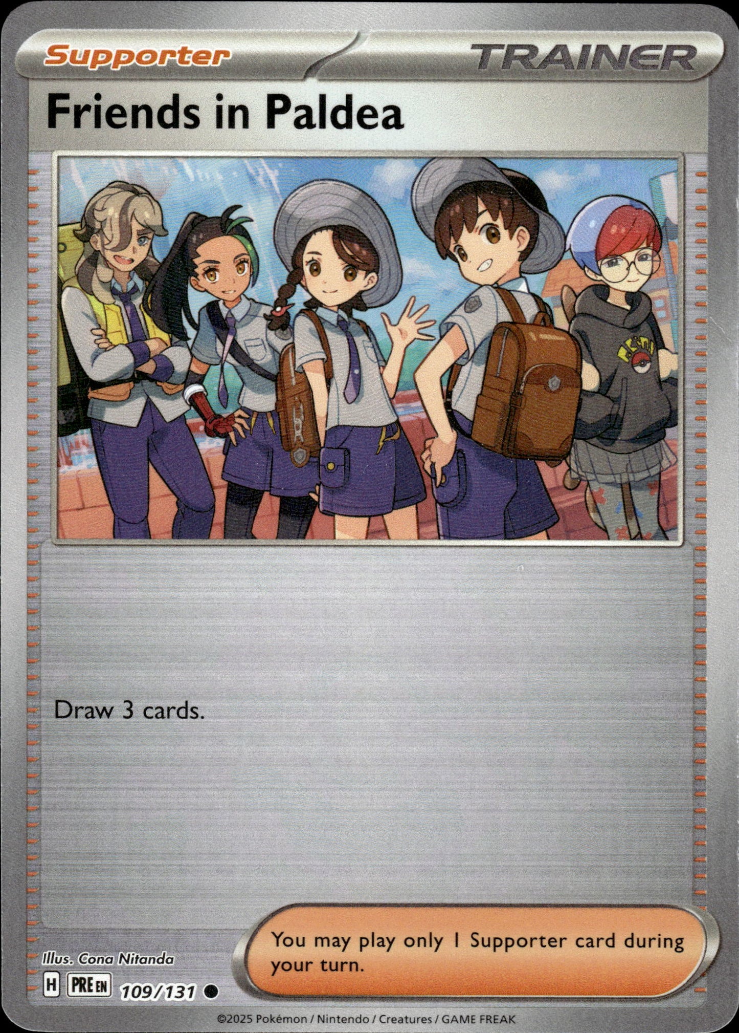 Friends In Paldea - Pokeball - Prismatic Evolutions 109/131 - Pokemon