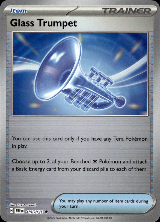 Glass Trumpet - Pokeball - Prismatic Evolutions 110/131 - Pokemon