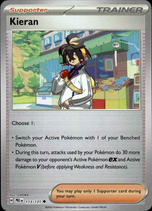 Kieran - Pokeball - Prismatic Evolutions 113/131 - Pokemon