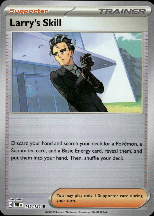 Larry's Skill - Pokeball - Prismatic Evolutions 115/131 - Pokemon
