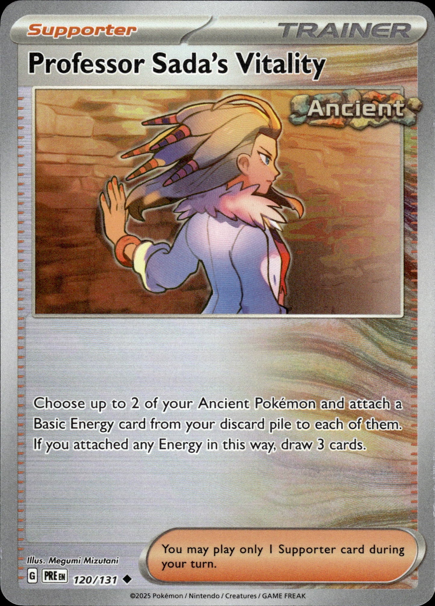 Professor Sada's Vitality - Pokeball - Prismatic Evolutions 120/131 - Pokemon