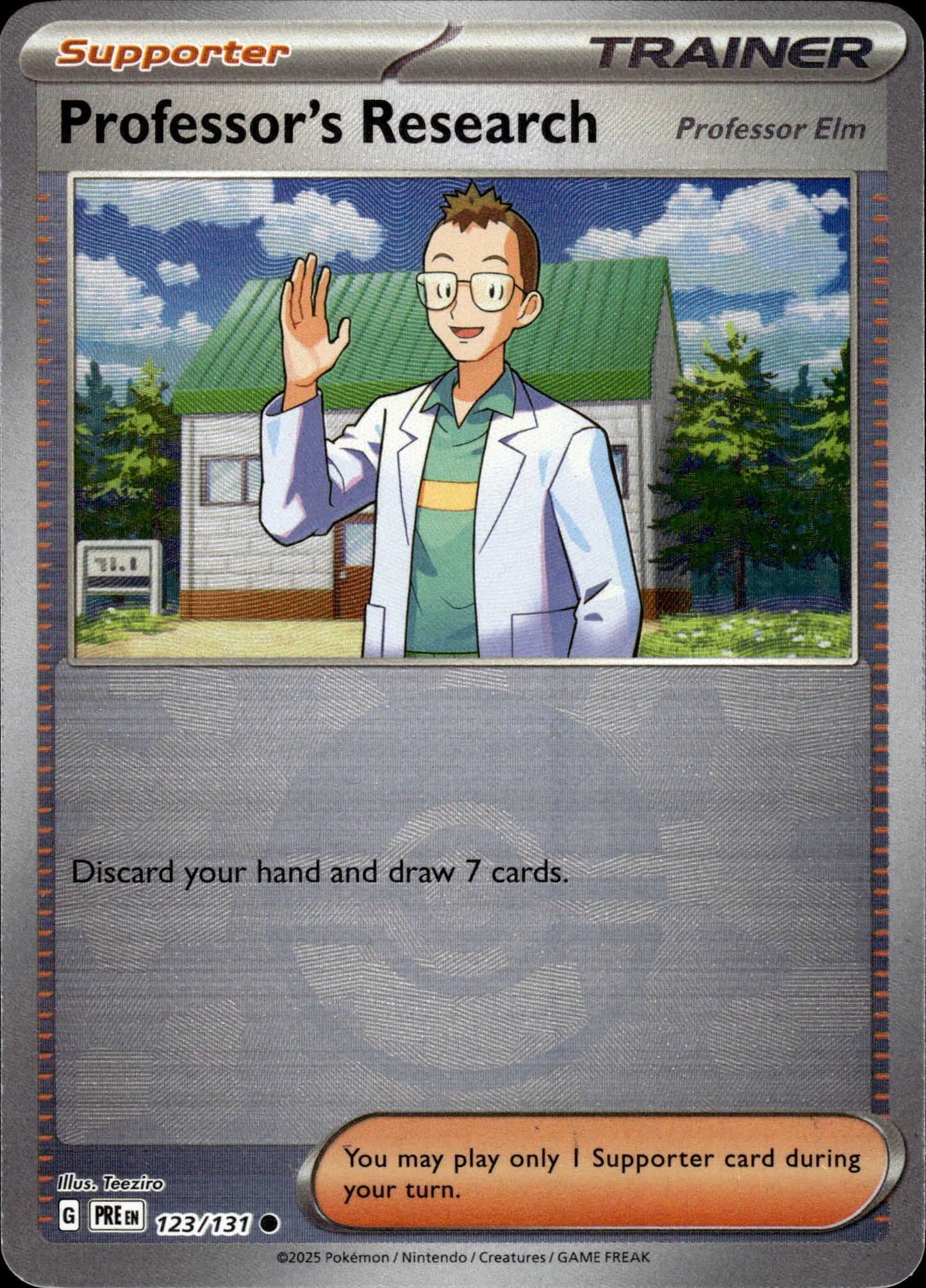 Professor's Research - Pokeball - Prismatic Evolutions 123/131 - Pokemon