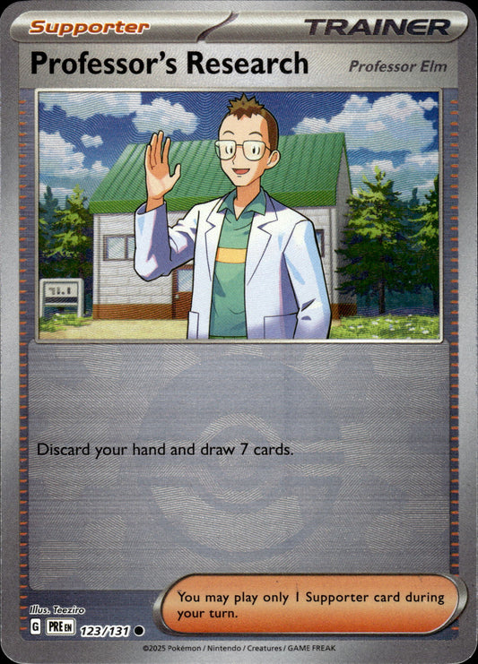 Professor's Research - Pokeball - Prismatic Evolutions 123/131 - Pokemon