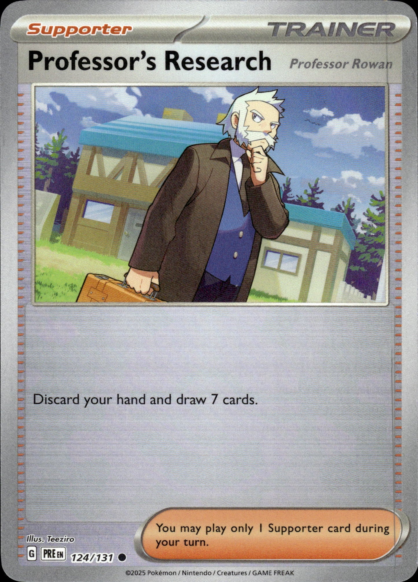 Professor's Research - Pokeball - Prismatic Evolutions 124/131 - Pokemon