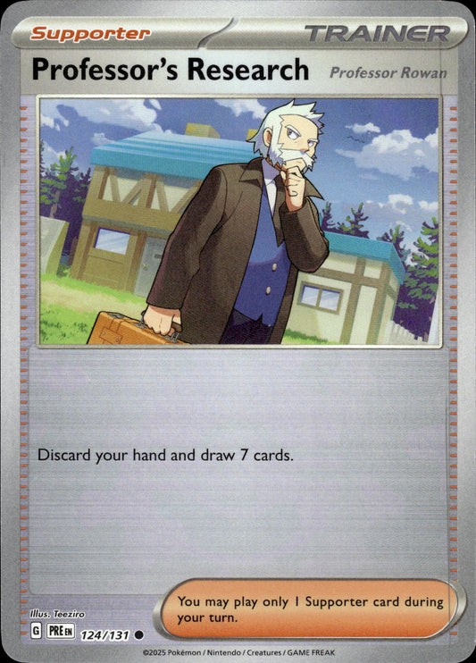 Professor's Research - Pokeball - Prismatic Evolutions 124/131 - Pokemon
