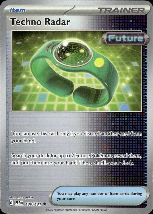 Techno Radar - Pokeball - Prismatic Evolutions 130/131 - Pokemon
