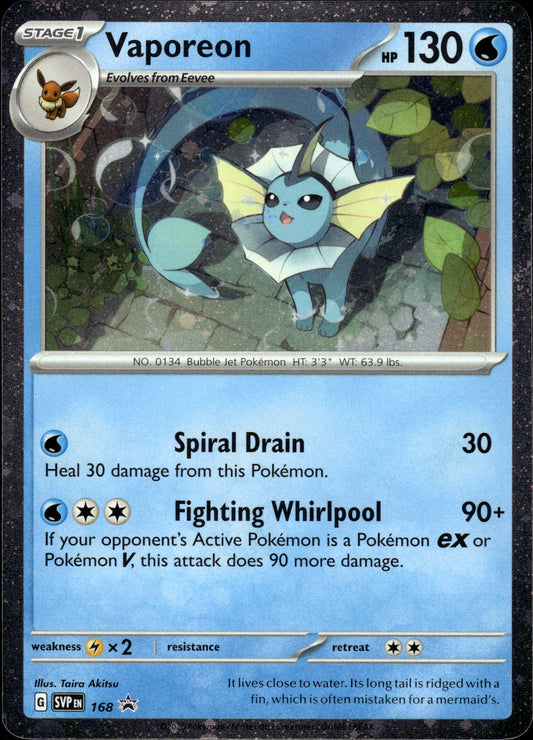 Vaporeon - Black Star Promo SVP 168 - Pokemon
