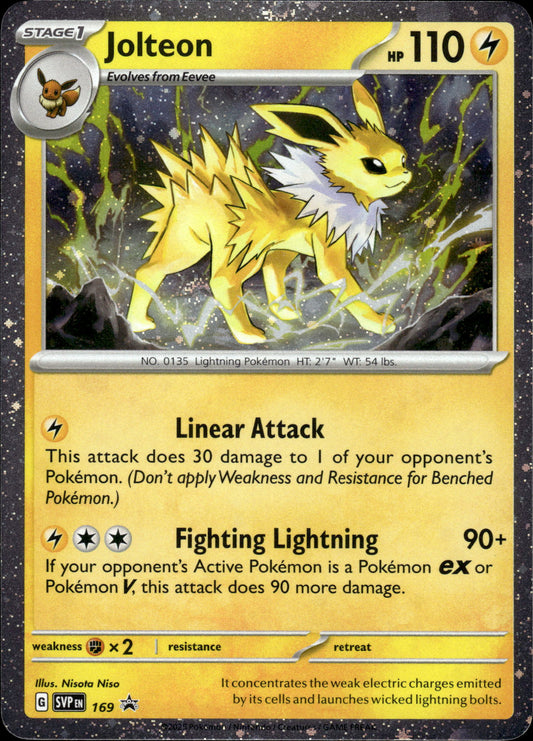 Jolteon - Black Star Promo SVP 169 - Pokemon