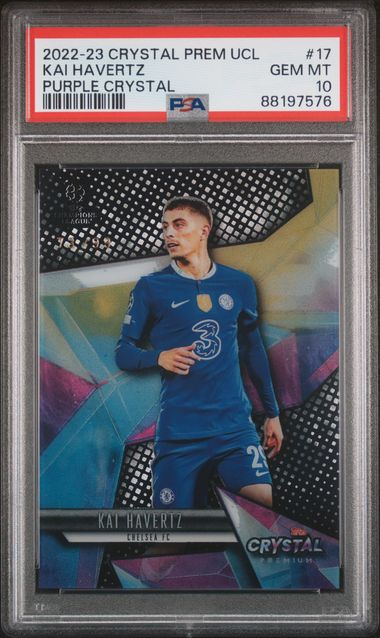 Kai Havertz - Purple /99 - PSA 10 - TOPPS Crystal Premium UCL 2022/23