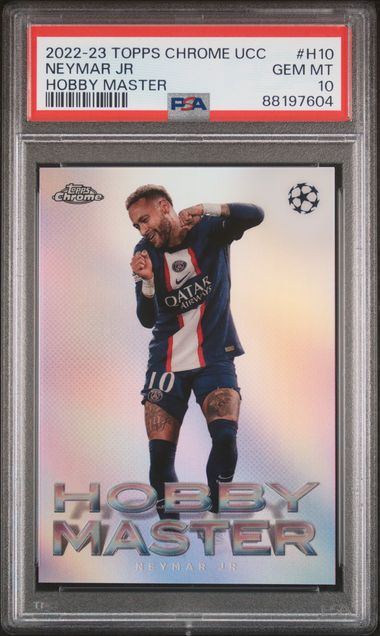 Neymar Jr - Hobby Master - PSA 10 - TOPPS Chrome UCC 2022/23