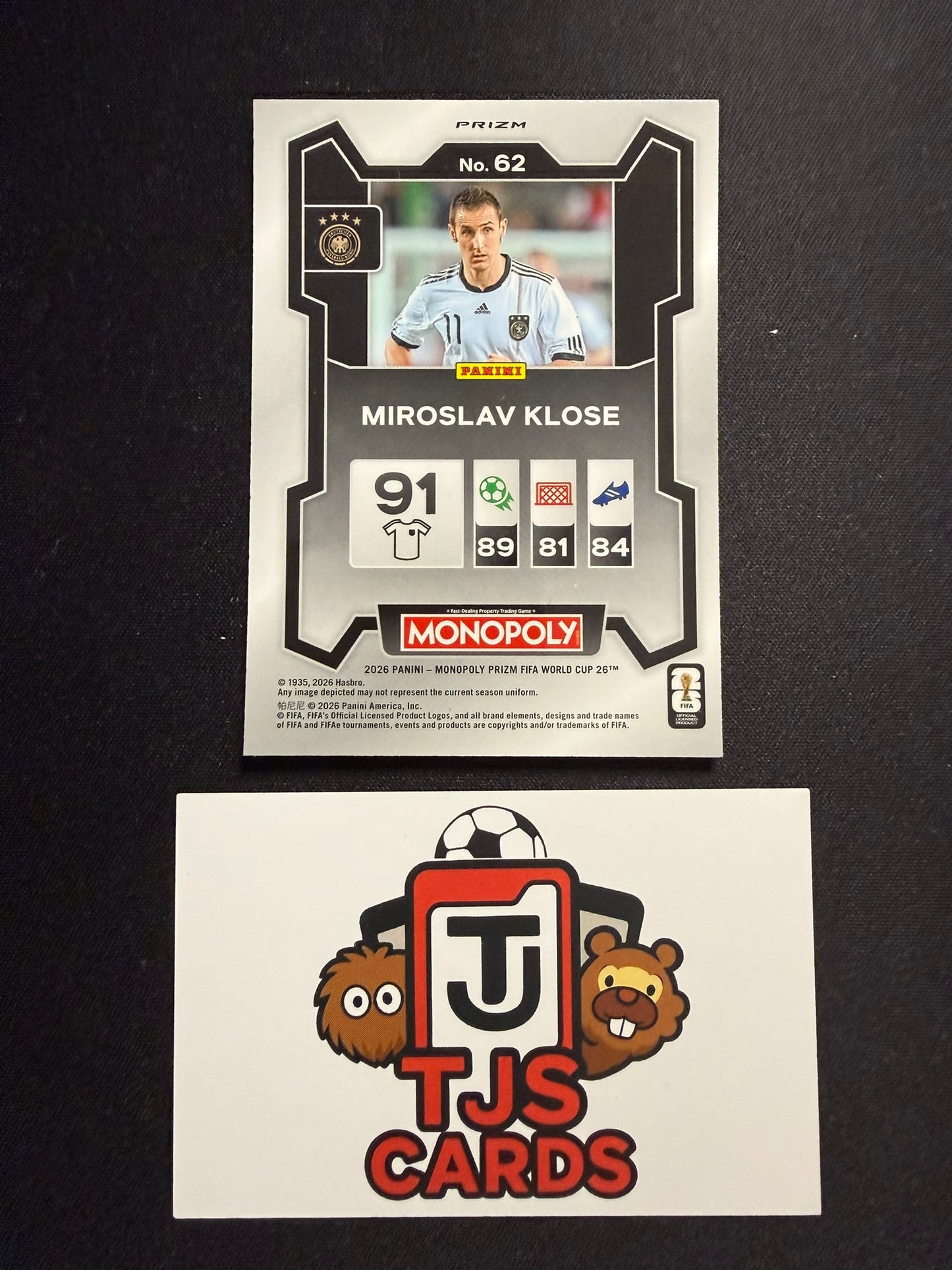 Miroslav Klose - Pink Stars SP - Panini Prizm Monopoly World Cup 2026