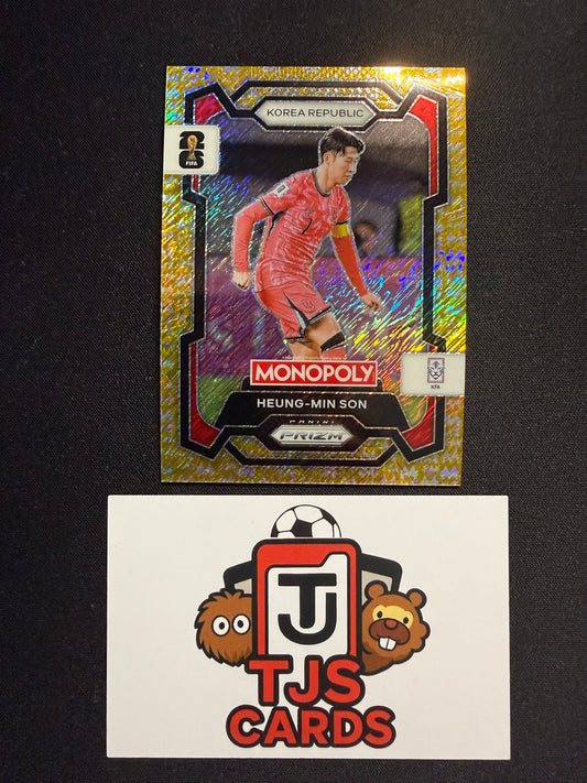 Heung-Min Son - Gold Shimmer /500 - Panini Prizm Monopoly World Cup 2026