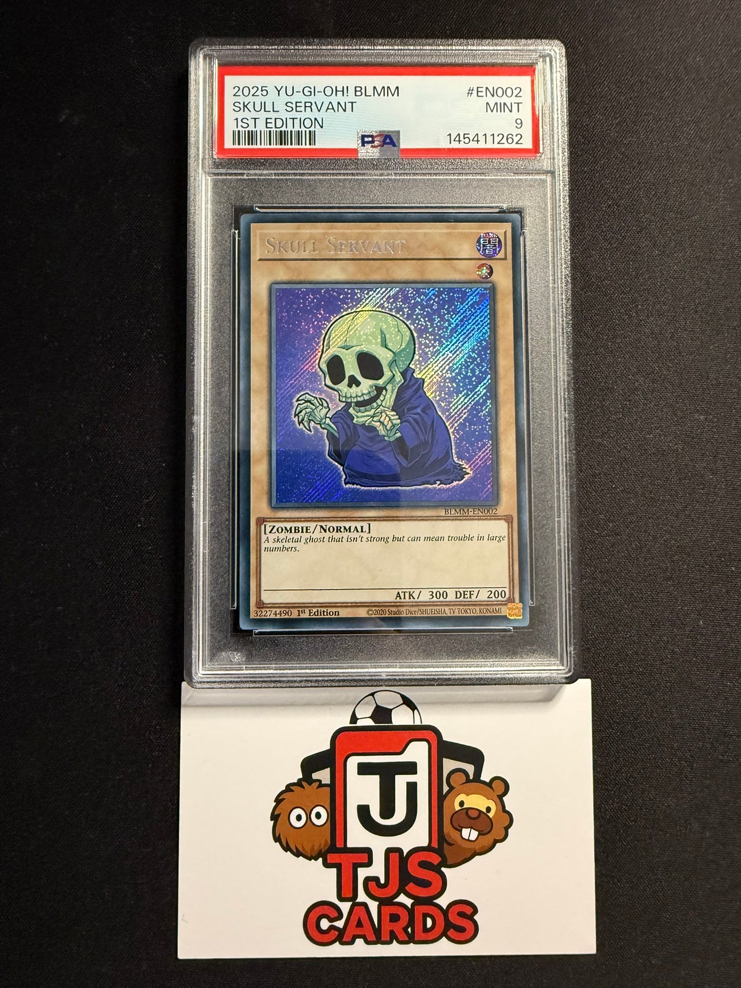 Skull Servant - PSA 9 - Secret Rare 1st Edition BLMM-EN002 - YuGiOh