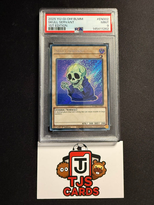 Skull Servant - PSA 9 - Secret Rare 1st Edition BLMM-EN002 - YuGiOh