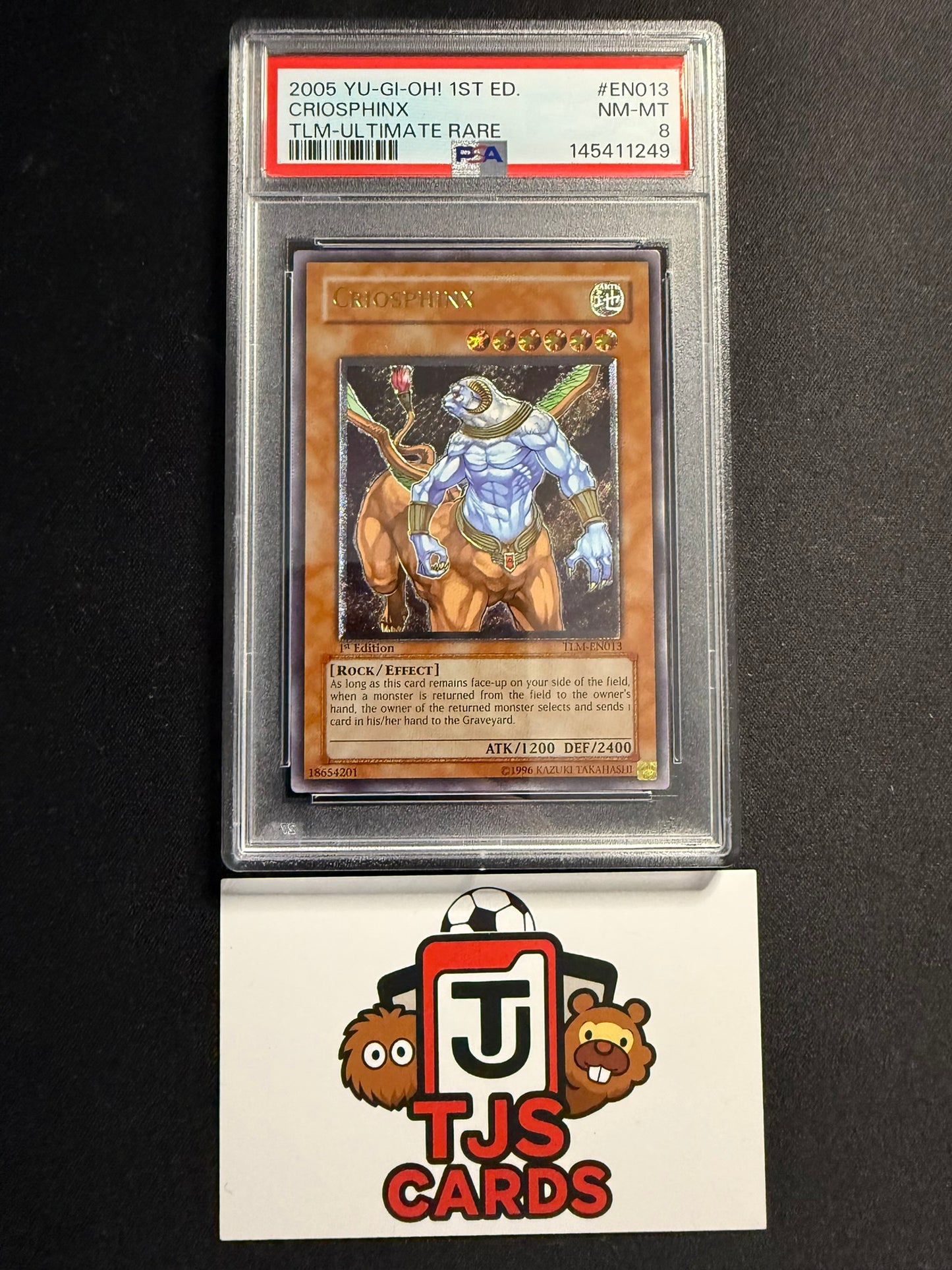 Criosphinx - PSA 8 - Ultimate Rare 1st Edition TLM-EN013 - YuGiOh