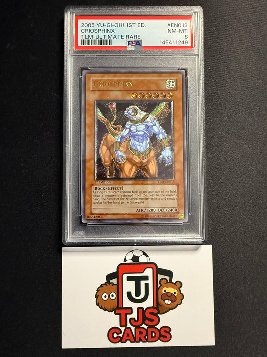 Criosphinx - PSA 8 - Ultimate Rare 1st Edition TLM-EN013 - YuGiOh