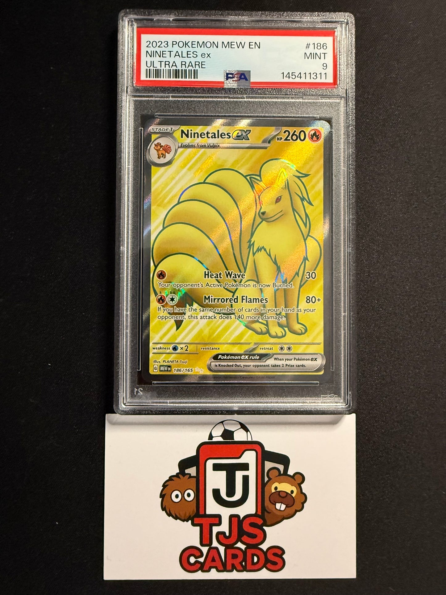 Ninetales ex - PSA 9 - 151 186/165 - Pokemon