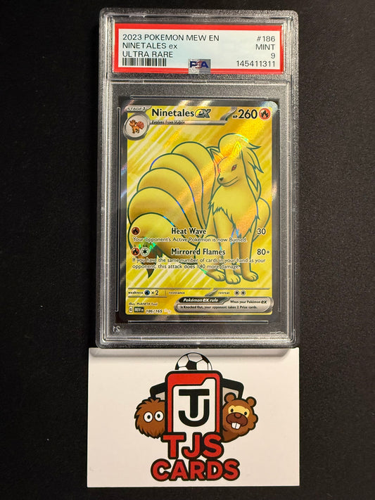 Ninetales ex - PSA 9 - 151 186/165 - Pokemon