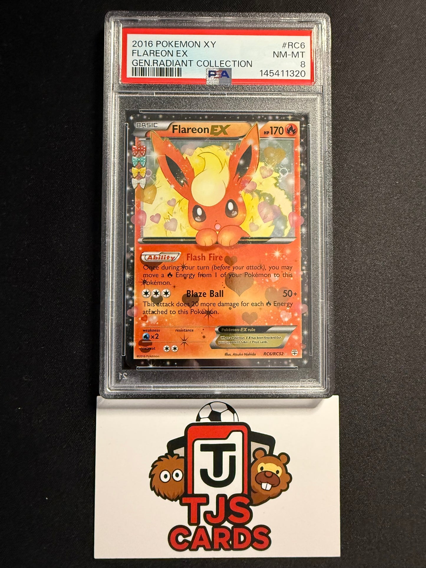 Flareon EX - PSA 8 - Generations RC6/RC25 - Pokemon