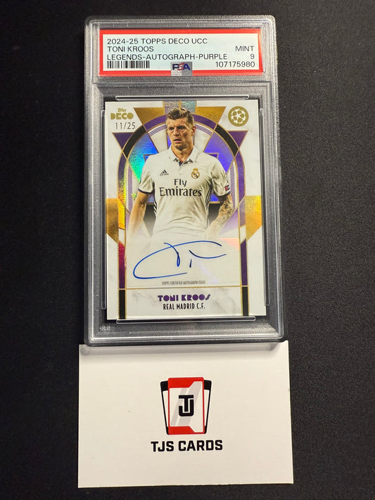 Toni Kroos - PSA 9 - Auto /25 - TOPPS Deco UCC 2024/25