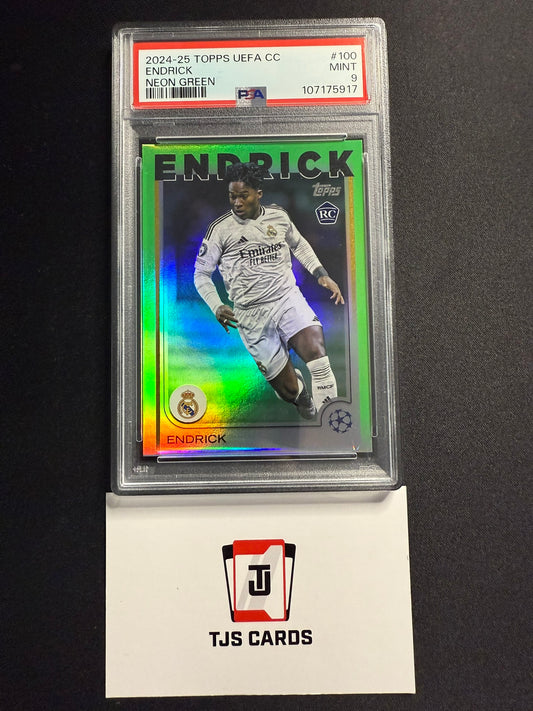 Endrick - PSA 9 - Rookie Neon Green /199 - TOPPS UCC 2024/25