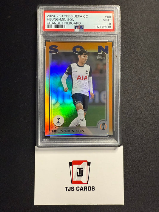 Heung-Min Son - PSA 9 - Orange /25 - TOPPS UCC 2024/25