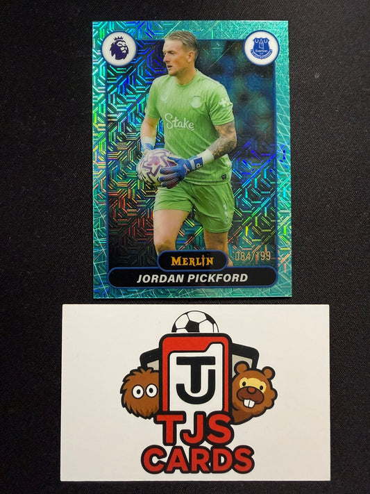 Jordan Pickford - Aqua Mojo /199 - TOPPS Merlin Premier League 2026