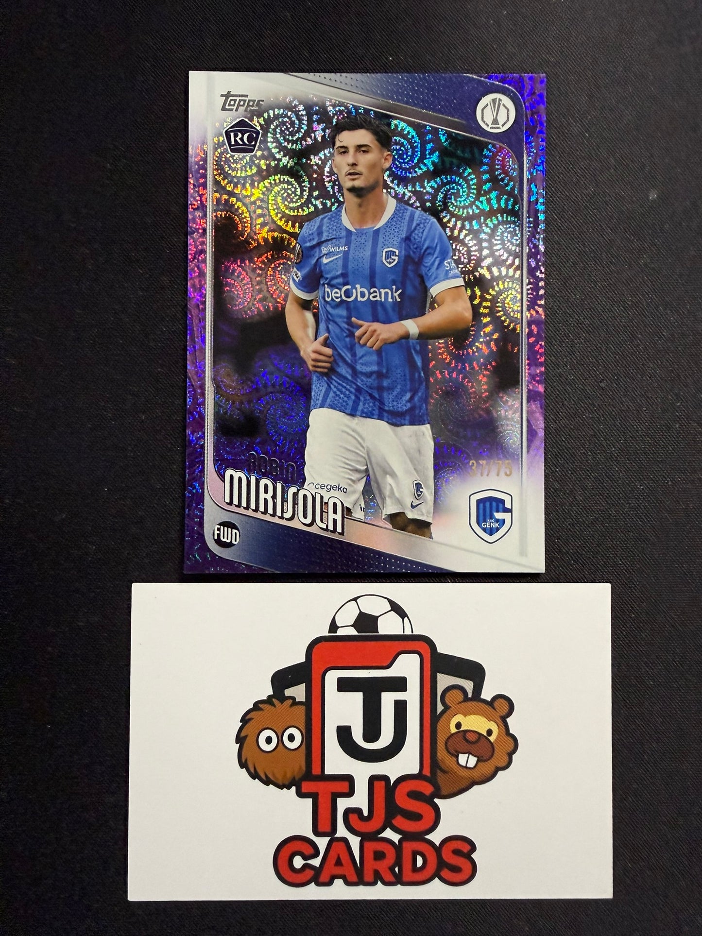 Robin Mirisola - Rookie Purple /75 - TOPPS Carnival UCC 2025/26