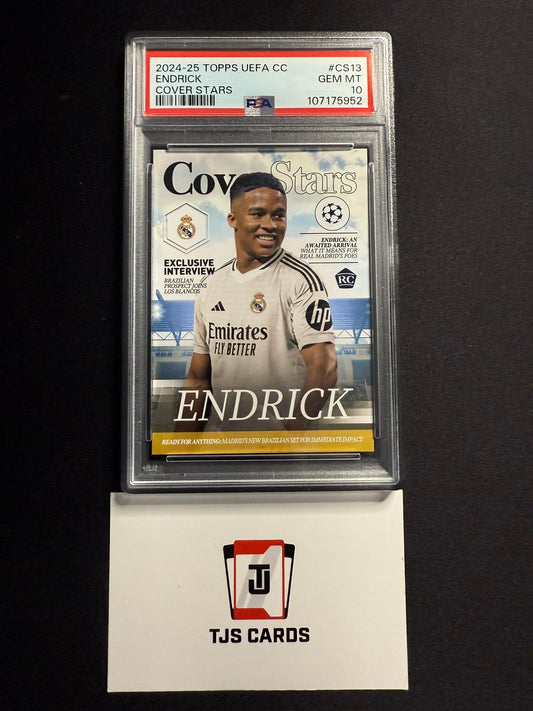 Endrick - PSA 10 - Rookie Cover Stars - TOPPS UCC 2024/25