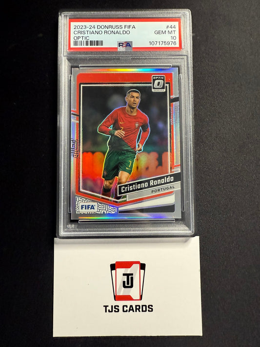 Cristiano Ronaldo - PSA 10 - Optic Holo - Panini Donruss 2023/24