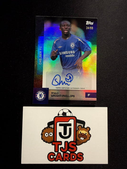 Shaun Wright-Phillips - Auto /99 - TOPPS Chelsea Team Set 2025/26
