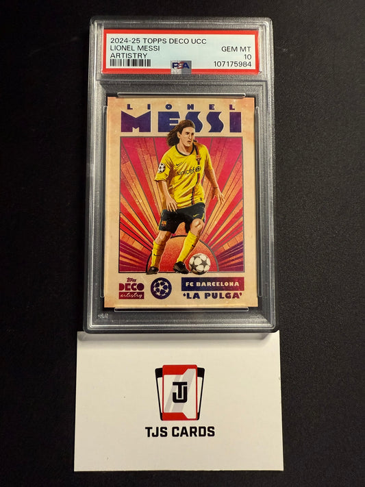 Lionel Messi - PSA 10 - Artistry - TOPPS Deco UCC 2024/25