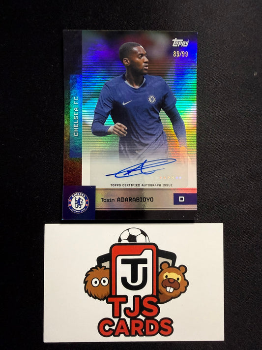 Tosin Adarabioyo - Auto /99 - TOPPS Chelsea Team Set 2025/26