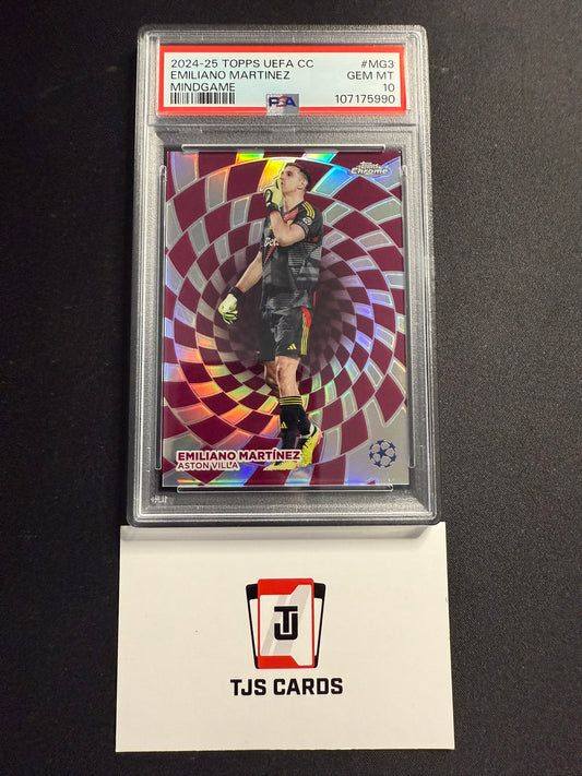 Emiliano Martinez - PSA 10 - Mindgame - TOPPS UCC 2024/25