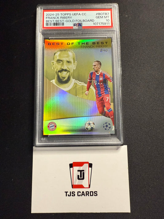 Franck Ribery - PSA 10 - Best Of The Best Gold /50 - TOPPS UCC 2024/25