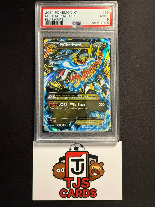 M Charizard EX - PSA 9 - Flashfire 69/106 - Pokemon