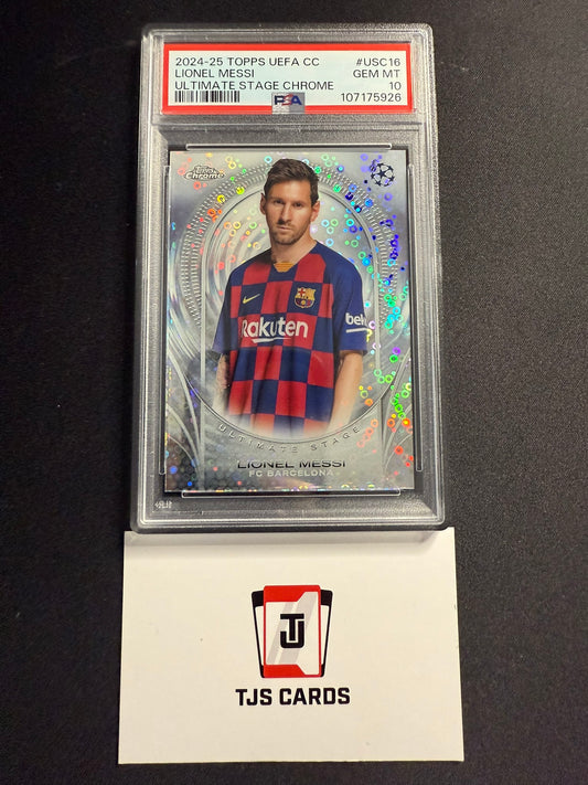 Lionel Messi - PSA 10 - Ultimate Stage - TOPPS UCC 2024/25