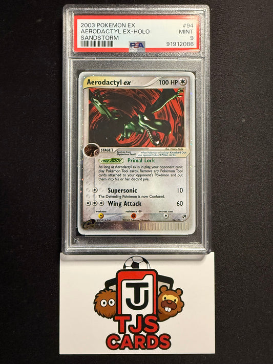 Aerodactyl ex - PSA 9 - ex Sandstorm 94/100 - Pokemon
