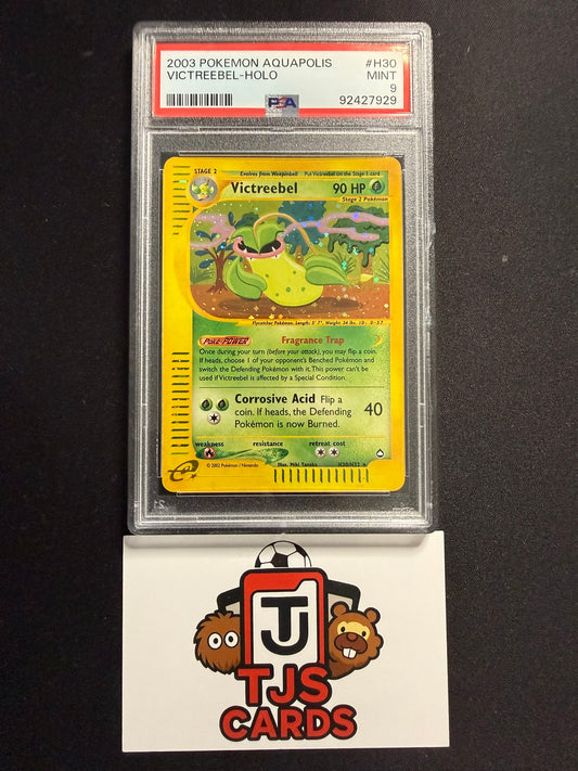 Victreebel - PSA 9 - Holo Aquapolis H30/H32 - Pokemon