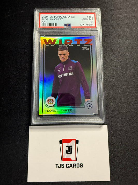 Florian Wirtz - PSA 10 - Image Variation SP - TOPPS UCC 2024/25
