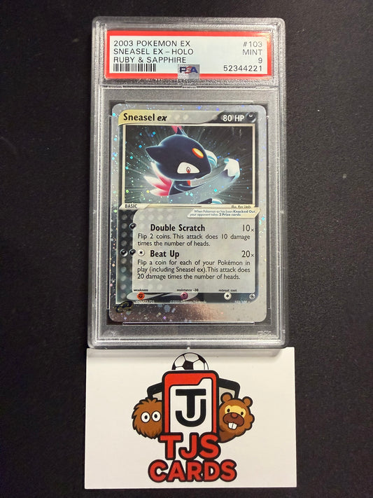 Sneasel ex - PSA 9 - Ruby & Sapphire 103/109 - Pokemon