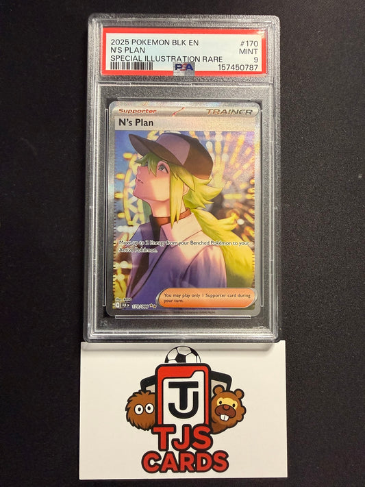 N's Plan - PSA 9 - Black Bolt 170/086 - Pokemon