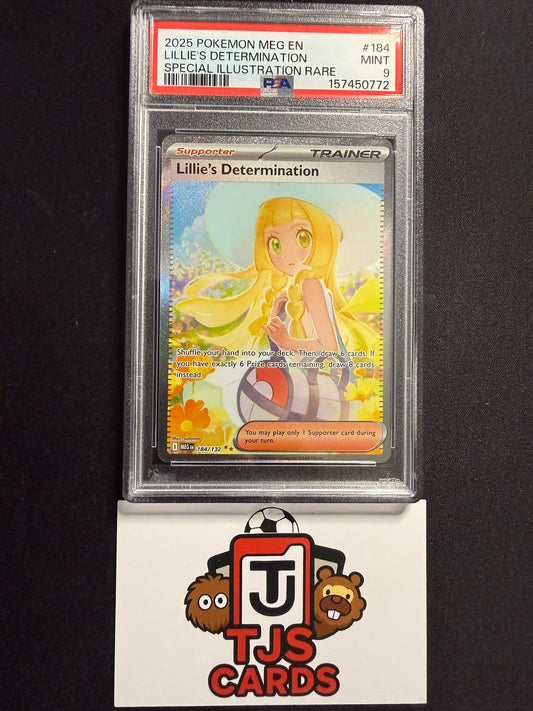 Lillie's Determination - PSA 9 - Mega Evolution 184/132 - Pokemon