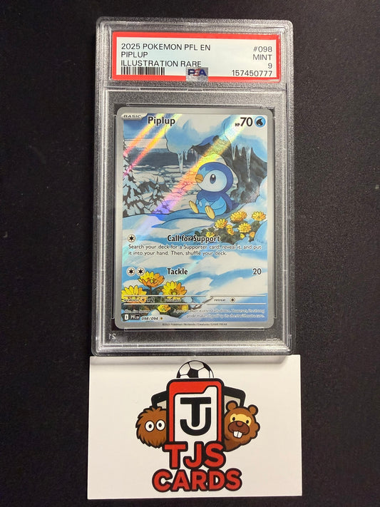 Piplup - PSA 9 - Phantasmal Flames 098/094 - Pokemon